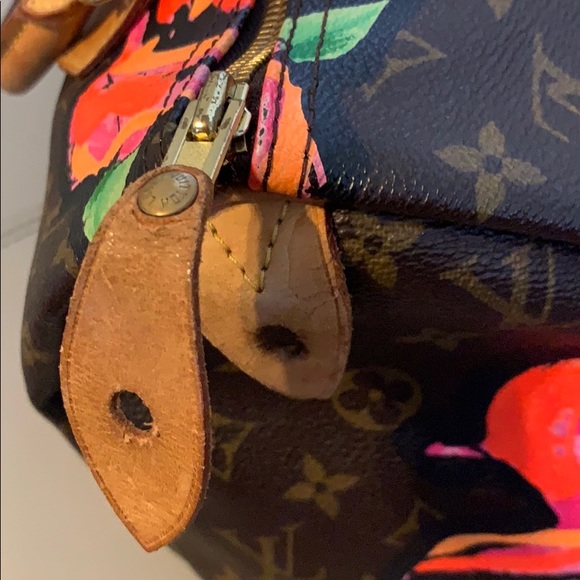 🌹Louis Vuitton 🌷Stephen Sprouse Roses Speedy30🌹 - Picture 13 of 16